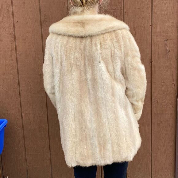 Vintage William Rosendorf Real Mink Fur Long Coat - Picture 5 of 16